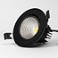 PURPL LED Downlight Black 5W Ø85mm 2700K Warm White tiltable