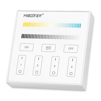 MiBoxer/Mi-Light Wall control | CCT | 4-zone | White | Battery