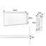 PURPL LED Panel - 60x120 - 6000K Cold White - 60W - 7500 LM - Premium