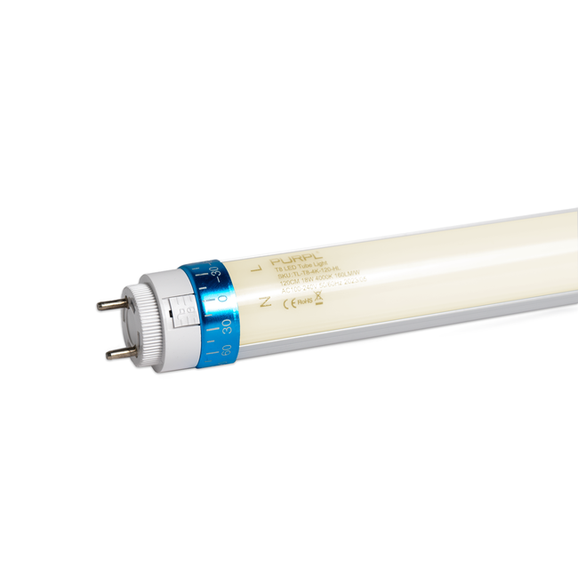 PURPL LED TL Tube 120cm - 4000K Natural White - 18W - 2880 Lumen - Premium