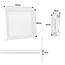 PURPL LED Panel - 30x30 - 6000K Cold White - 18W - 1800 LM