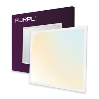 PURPL LED Panel - 60x60 - CCT 2700K-6500K - 38W - UGR19 - Incl. Driver