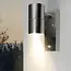 PURPL LED GU10 Wall Spot Round Silver Sensor