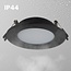 MiBoxer/Mi-Light LED Downlight - 12W - ø180mm - RGB+CCT - IP44 - Recessed - Round - Black - FUT066B