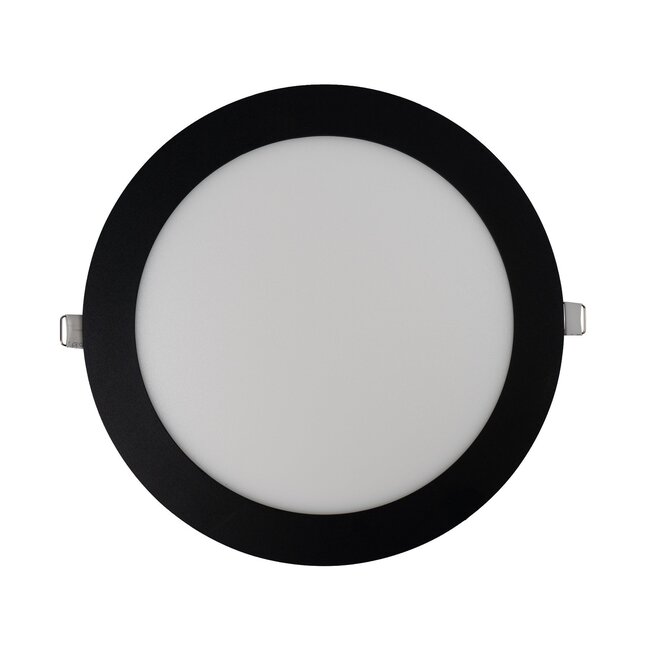 PURPL LED Downlight - 12W - ø170mm - 3000K Warm White - Round - Recessed - Black
