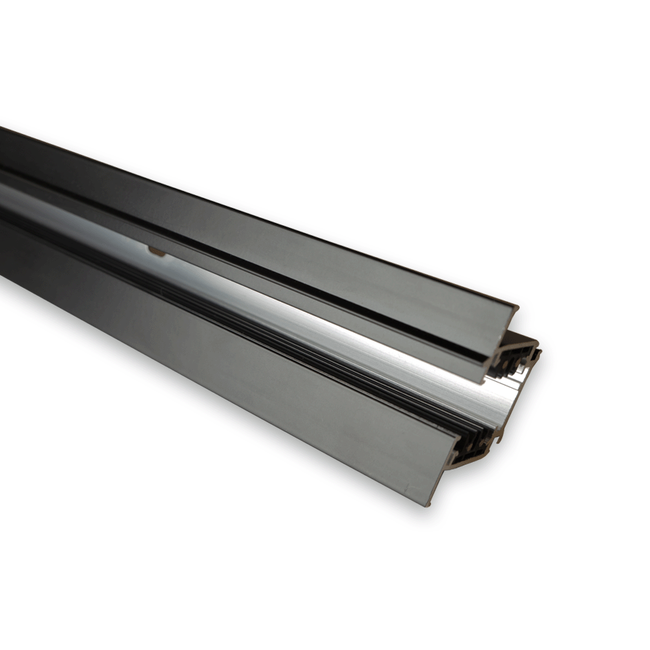 Powergear 3-Phase Track Rail 1,5 Meter - Recessed - Black