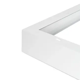 PURPL LED Panel - 62x62 - White Surface Mounting Frame - Click Connect