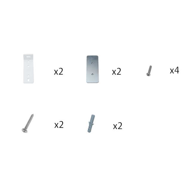 PURPL Wall Mounted Set for LED Linear Lamp