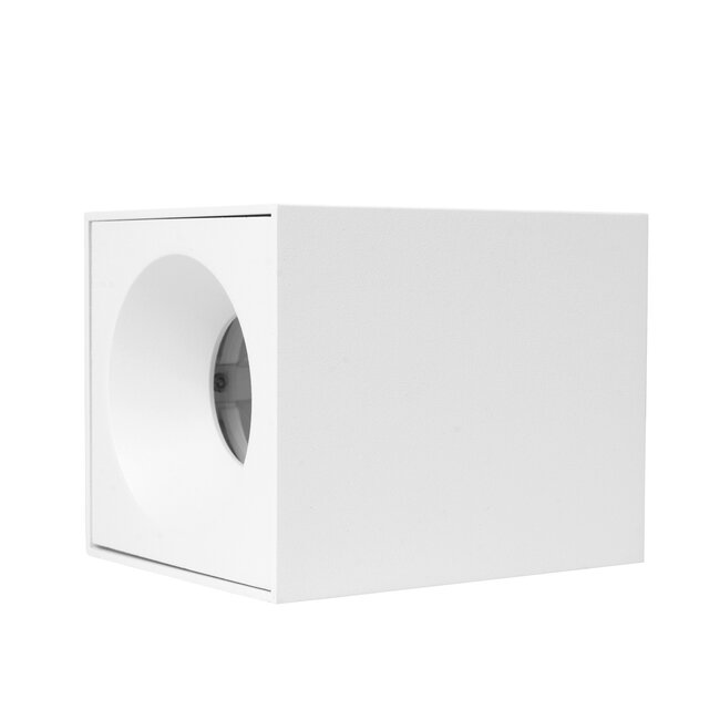 PURPL LED Surface-mounted spotlight Cleveland GU10 Fixture Square White