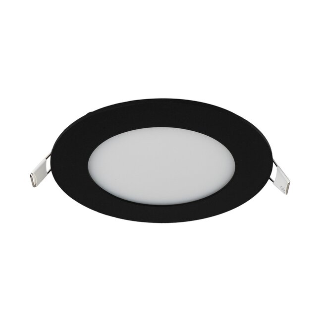 PURPL LED Downlight - 6W - ø120 mm - 4000K Natural White - IP40  - Recessed - Round - Black