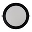PURPL LED Downlight - 18W - ø225 mm - 3000K Warm White - IP40 - Recessed - Round - Black