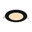 PURPL LED Downlight - ø120mm - 3000K Warm White - 6W - Round - Recessed - Black
