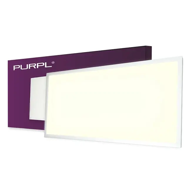 PURPL LED panel | 120x60 | neutral white 4000K | 45W | 130 lm/W / 5850 lm | UGR<19 | flicker-free | Edge-lit