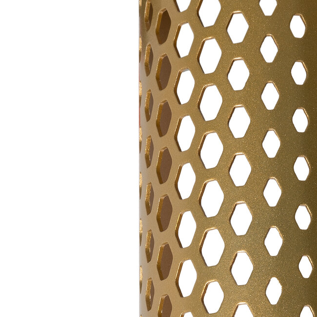 PURPL LED Wall Light Cylinder - CCT - Metal Grille Copper