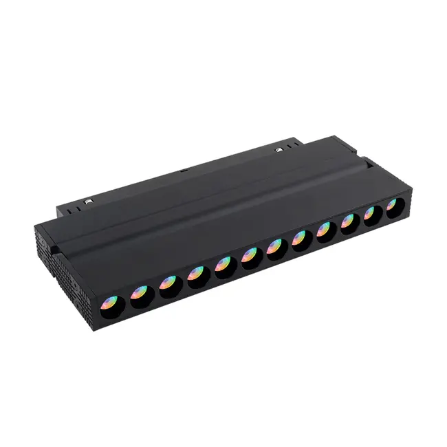 MiBoxer/Mi-Light 48V Magnetic Track spotlight - 180° swivelling - RGB+CCT - 6W - 440lm - Zigbee 3.0 - dimmable - IP44