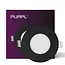 PURPL LED Downlight - 3W - ø85 mm - 3000K Warm White - IP40 - Recessed - Round - Black