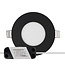 PURPL LED Downlight - 3W - ø85 mm - 3000K Warm White - IP40 - Recessed - Round - Black