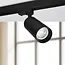 PURPL LED GU10 Track spot Armature 3-phase Black Utah Ø60x130mm