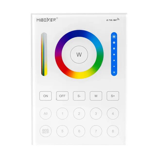 MiBoxer/Mi-Light Wall Remote 8 Zone RGB+CCT