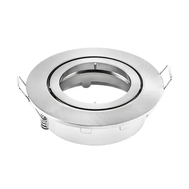 PURPL LED GU10 Spot Fixture IP20 Stainless Steel Zinc Tiltable Incl. socket