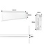 PURPL LED Panel - 30x120 - 3000K Warm White - 33W - 3300 lm - 100 lm/W - UGR&lt;22 - Edge-lit