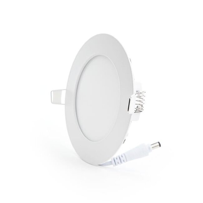 PURPL LED Downlight - 6W - ø120 mm - 4000K Natural White - IP40  - Recessed - Round - White