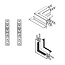 PURPL 48V Magnetic Track Rail corner connector | Ceiling to ceiling | Recessed