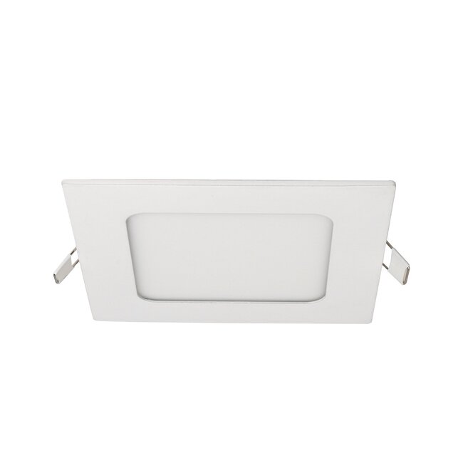 PURPL LED Downlight -  6W - 120x120 mm - 4000K Natural White - IP40 - Recessed - Square - White