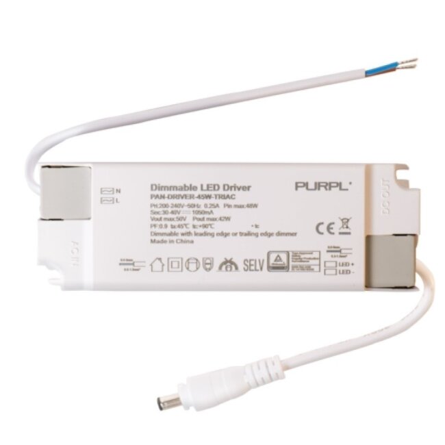 PURPL LED Driver Triac Dimmable - 45W 1150mA