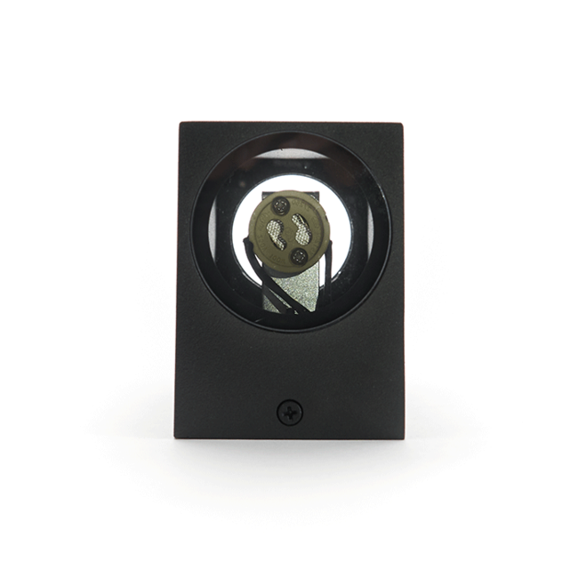 PURPL LED GU10 Double Wall Spot Square Black/White