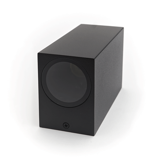 PURPL LED GU10 Double Wall Spot Square Black/White