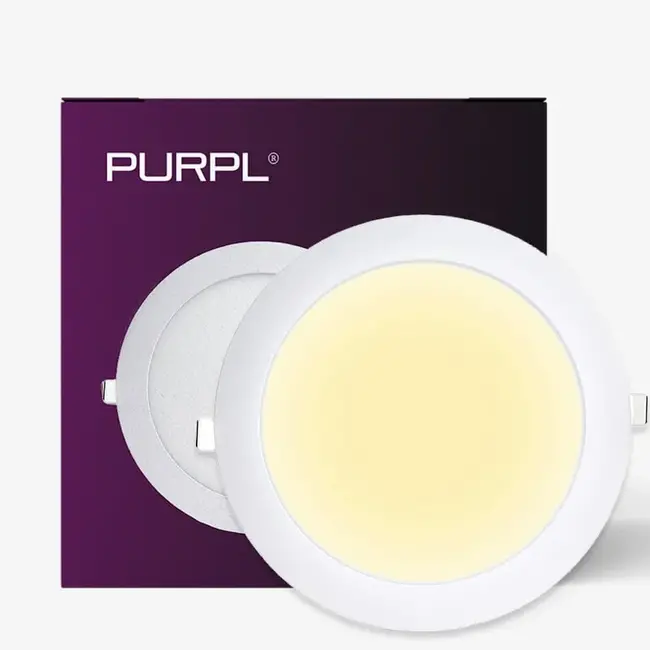 PURPL LED Downlight - ø170mm - 3000K Warm White - 12W - Round - Recessed