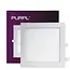 PURPL LED Downlight - 12W - 170x170 mm - 4000K Natural White - IP40 - Recessed - Square