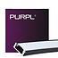 PURPL LED Strip Frame Black Aluminium 1,5m - 17,5x7mm - Surface-mounted