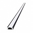 PURPL LED Strip Frame Black Aluminium 1,5m - 17,5x7mm - Surface-mounted