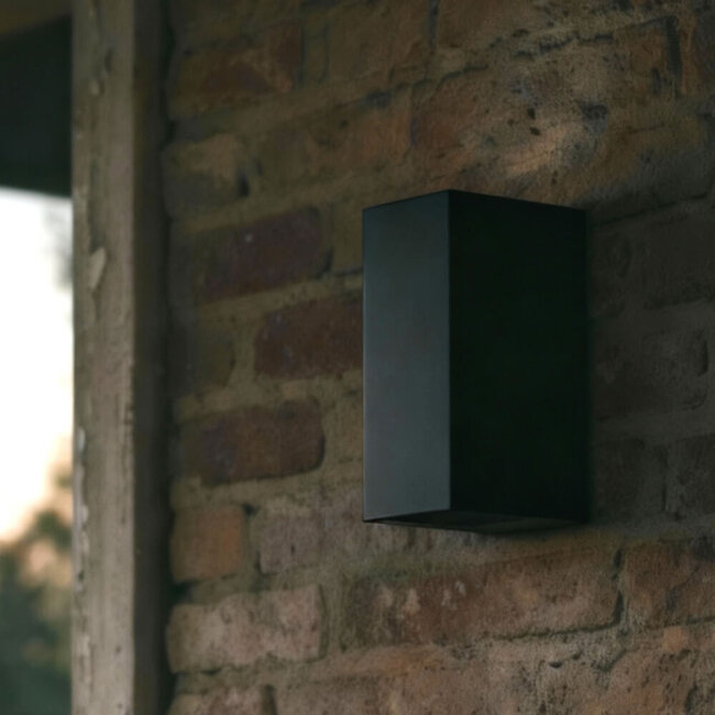 PURPL LED GU10 Double Wall Spot Square Black/White