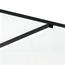 PURPL LED Strip Frame Aluminium Black 1,5m - 20x20mm - Surface-mounted