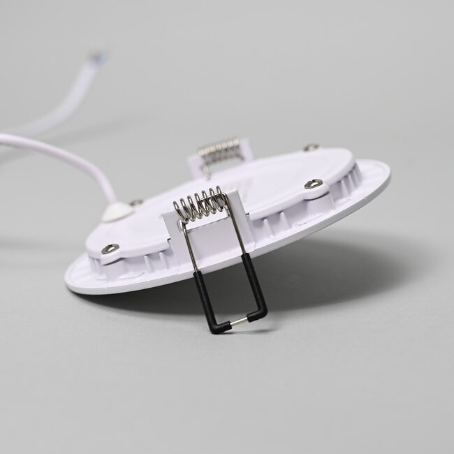 PURPL LED Downlight - 6W - ø120 mm - 3000K Warm White - IP40 - Recessed - Round - White