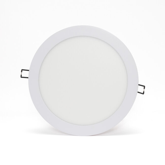 PURPL LED Downlight - 24W - ø240 mm - 4000K Natural White - IP40 - Recessed - Round - White