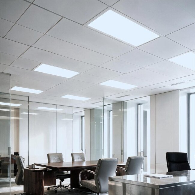 PURPL LED Panel - 30x60 - 6000K Cold White - 20W - 2000 lm - 100 lm/W - UGR<22 - Flicker-free - Edge-lit