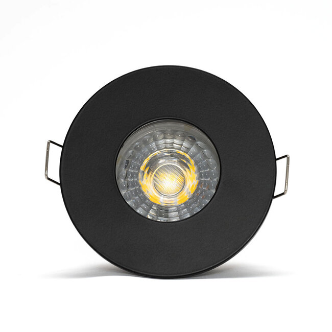 PURPL LED GU10 Spot Fixture IP65 Black Waterproof Aluminium Incl. socket