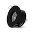 PURPL LED GU10 Spot Fixture IP65 Black Waterproof Aluminium Incl. socket