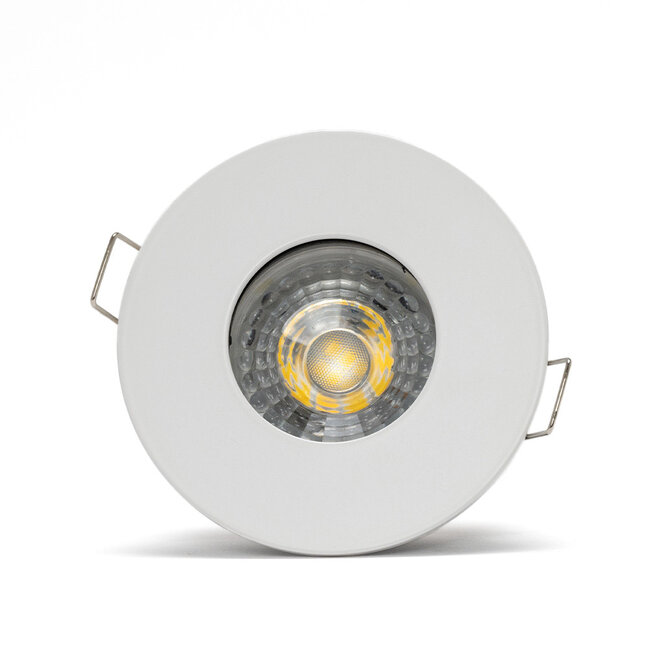 PURPL LED GU10 Spot Fixture IP65 White Waterproof Aluminium Incl. socket