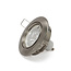 PURPL LED GU10 Spot Fixture IP20 Stainless Steel Aluminium Tiltable Incl. socket