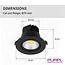 PURPL LED Recessedspot Black 5W Ø85mm 2700K Warm White  kantelbaar