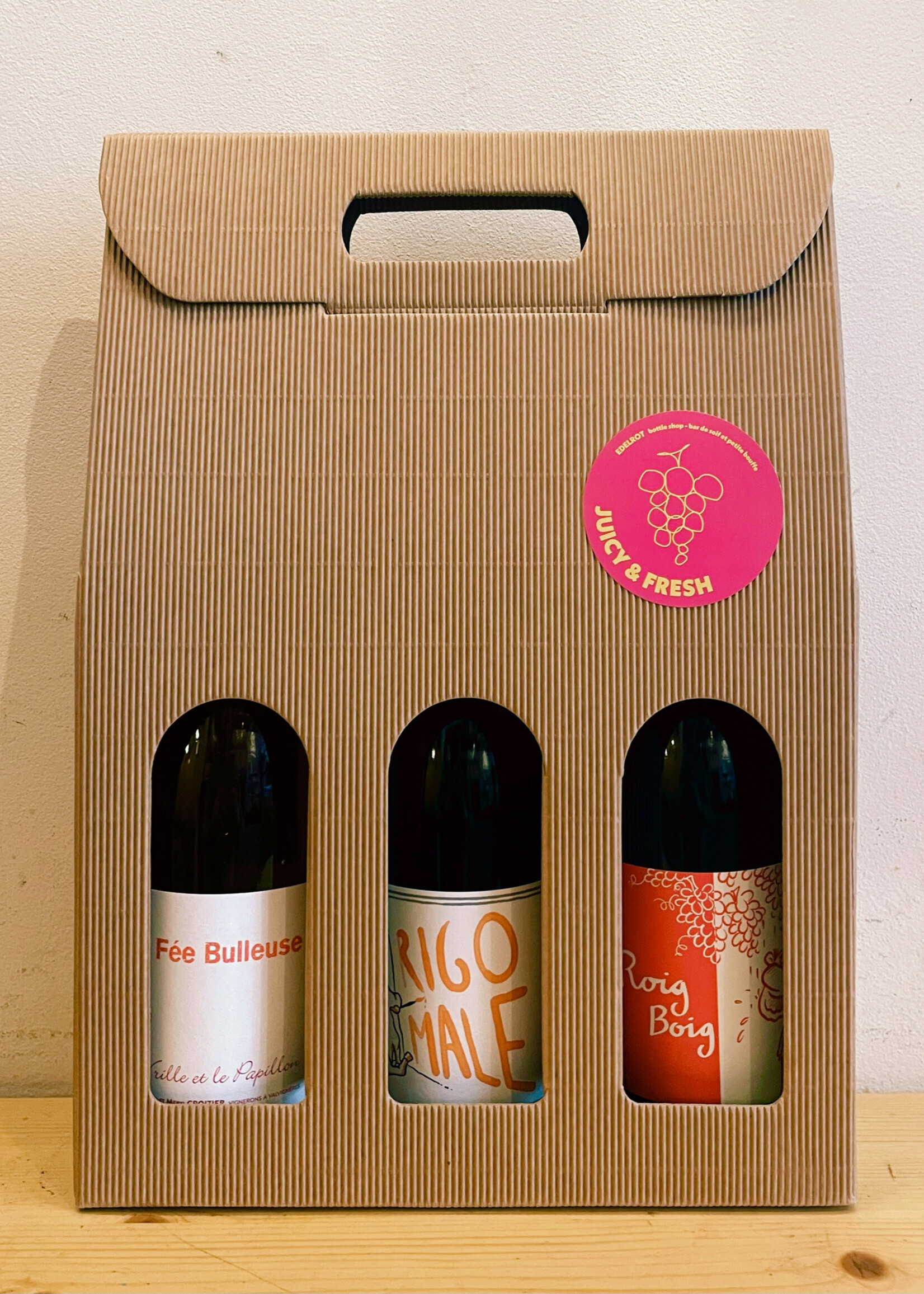 edelrot natural wine selections wijnpakket --- juicy & fresh