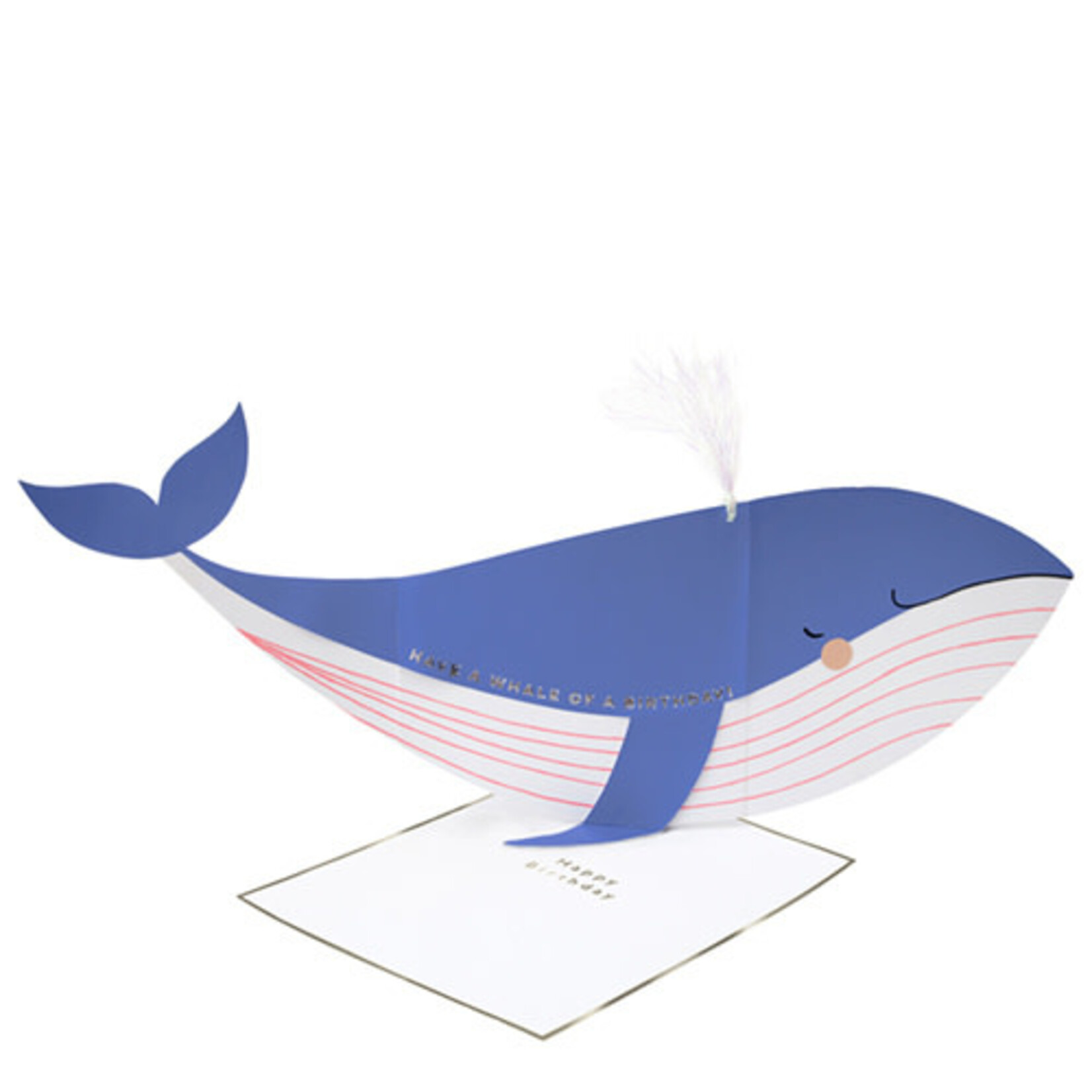 Meri Meri • kaart 'whale stand-up'