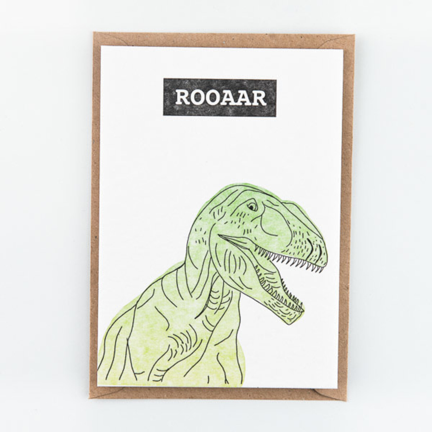 Studio Flash • kaart 'dino - rooaar'