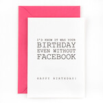 Studio Flash • kaart 'without facebook'
