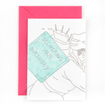Studio Flash • kaart 'delivering your birthday'